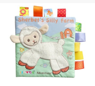 Baby Cloth Book with Animal Embroidery