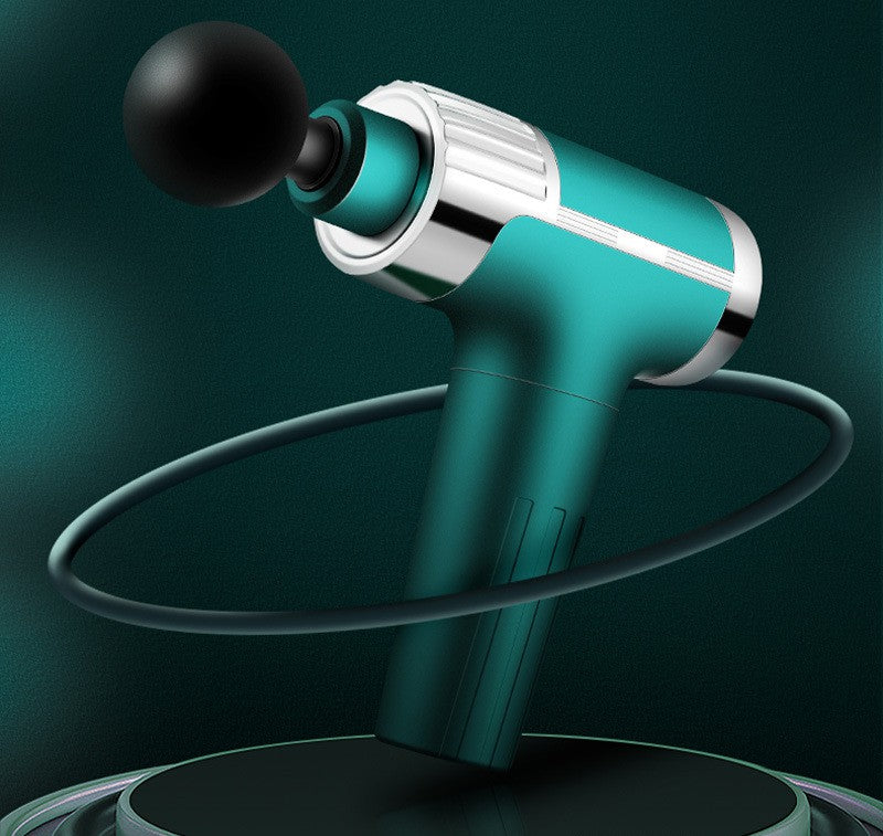 Mini Massage Gun, 4 Heads, USB Rechargeable