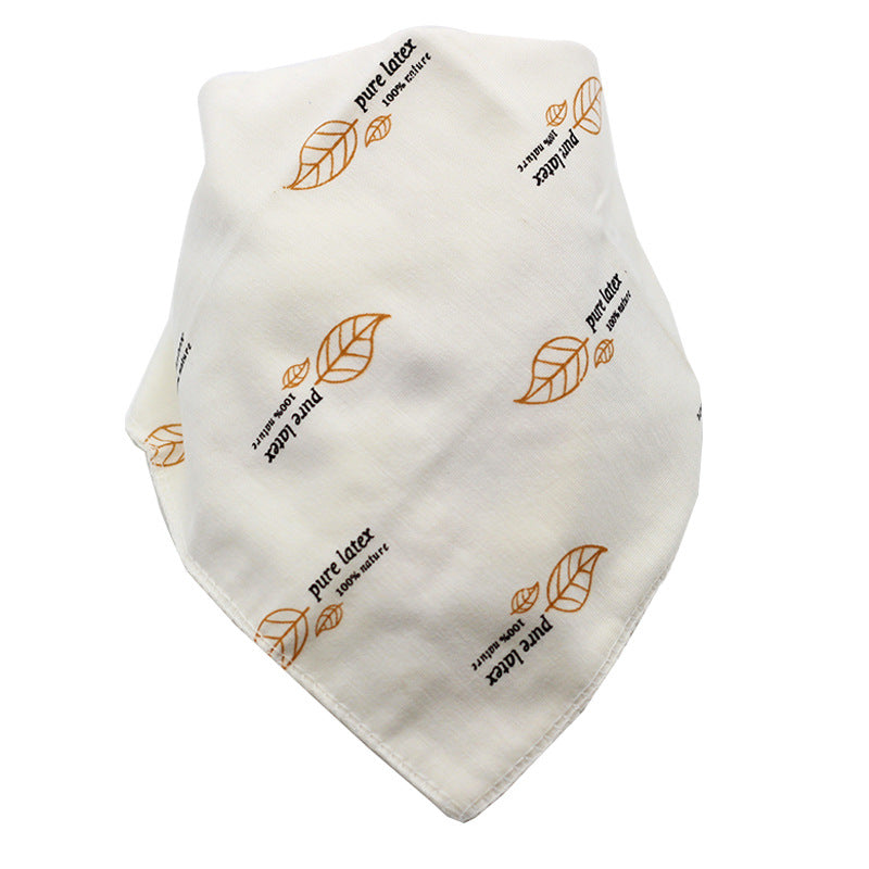 Waterdichte driehoekige baby-slabbetjes van katoen met cartoonprint, bandana-slabbetjes voor kwijlen, pasgeborene