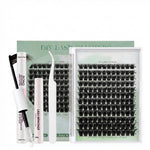 Kit de Pestanas Postiças DIY, Pestanas Falsas 9-16mm