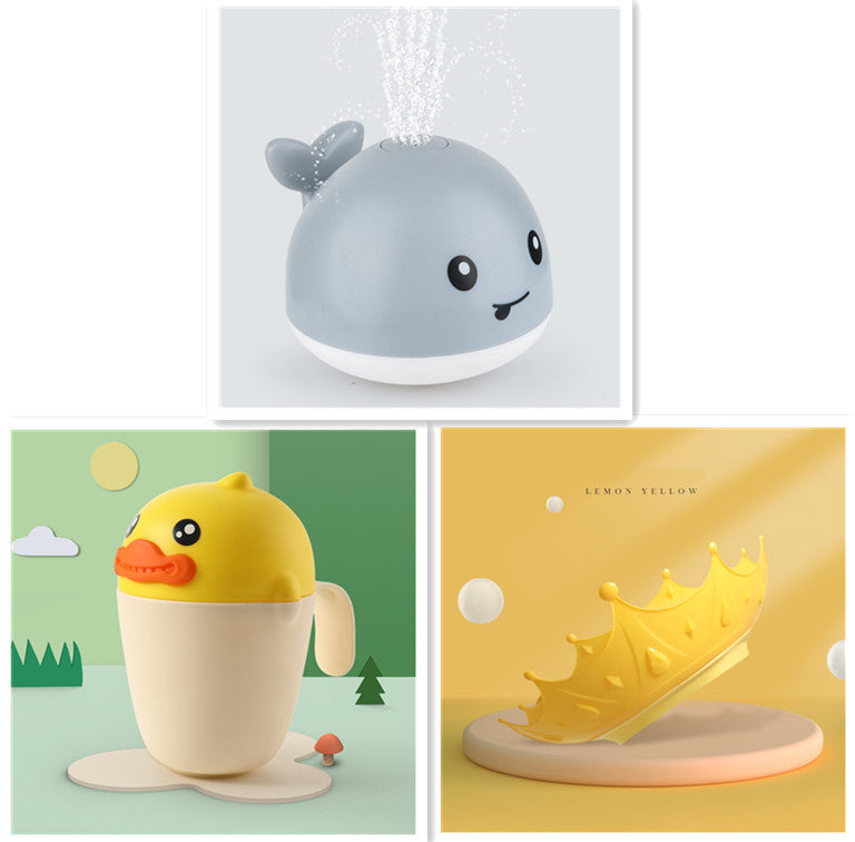 Neues elektrisches Induktions-Wal-Badespielzeug für Babys
