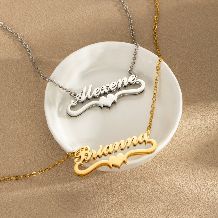 Gepersonaliseerde dubbellaagse naamketting