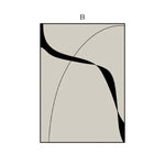 Abstract canvas schilderij voor boven de bank
