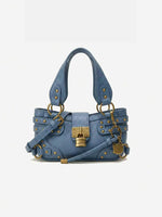 Bolso bandolera vintage con cierre de candado
