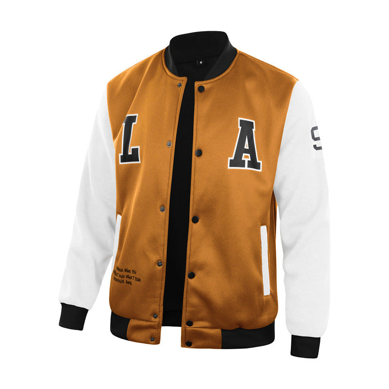 Wendbare Herrenjacke mit Baseballkragen