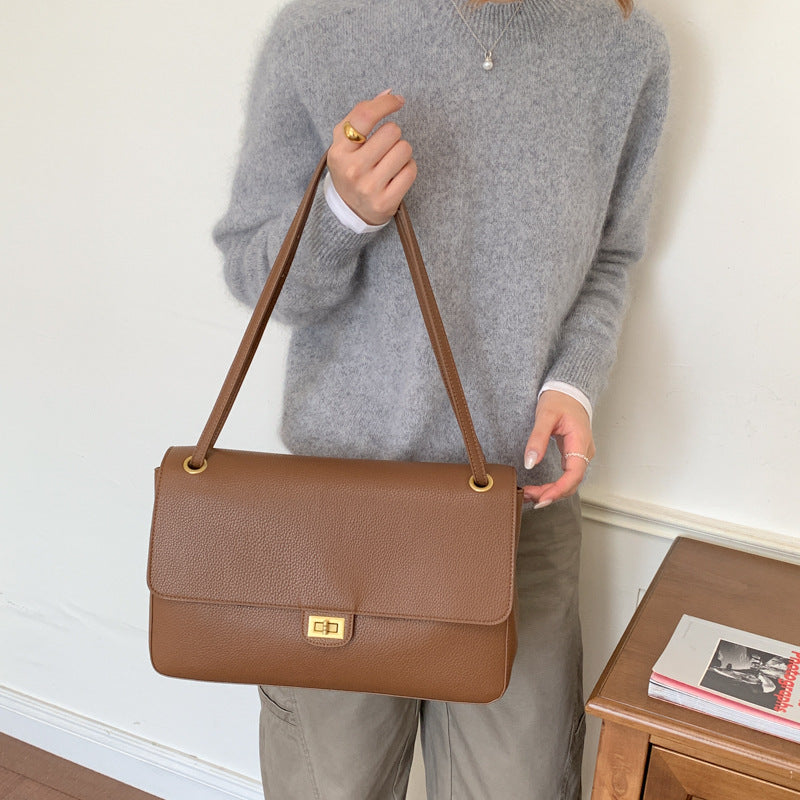 Grote schouder- en okseltas voor dames in crossbody-stijl