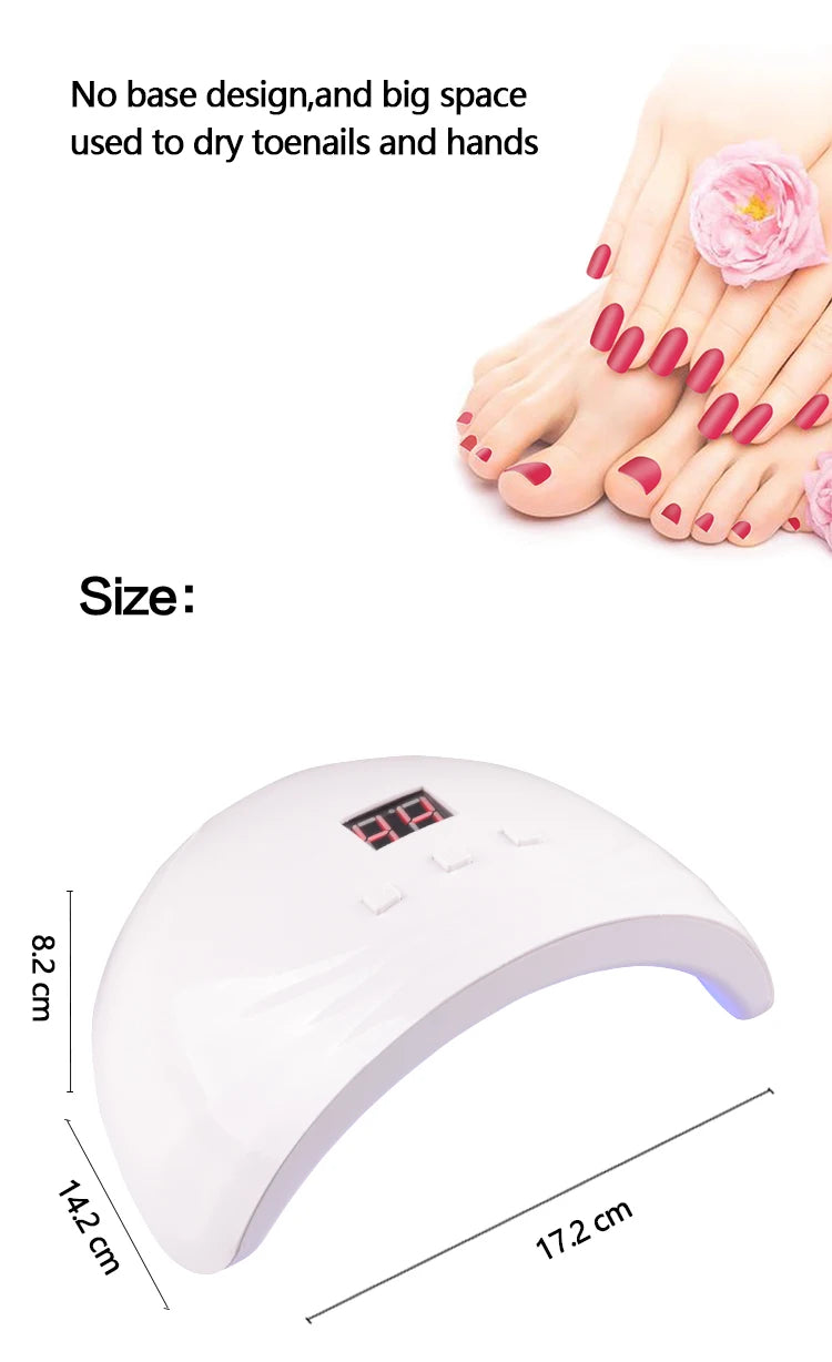 48W UV LED Nail Lamp Dryer