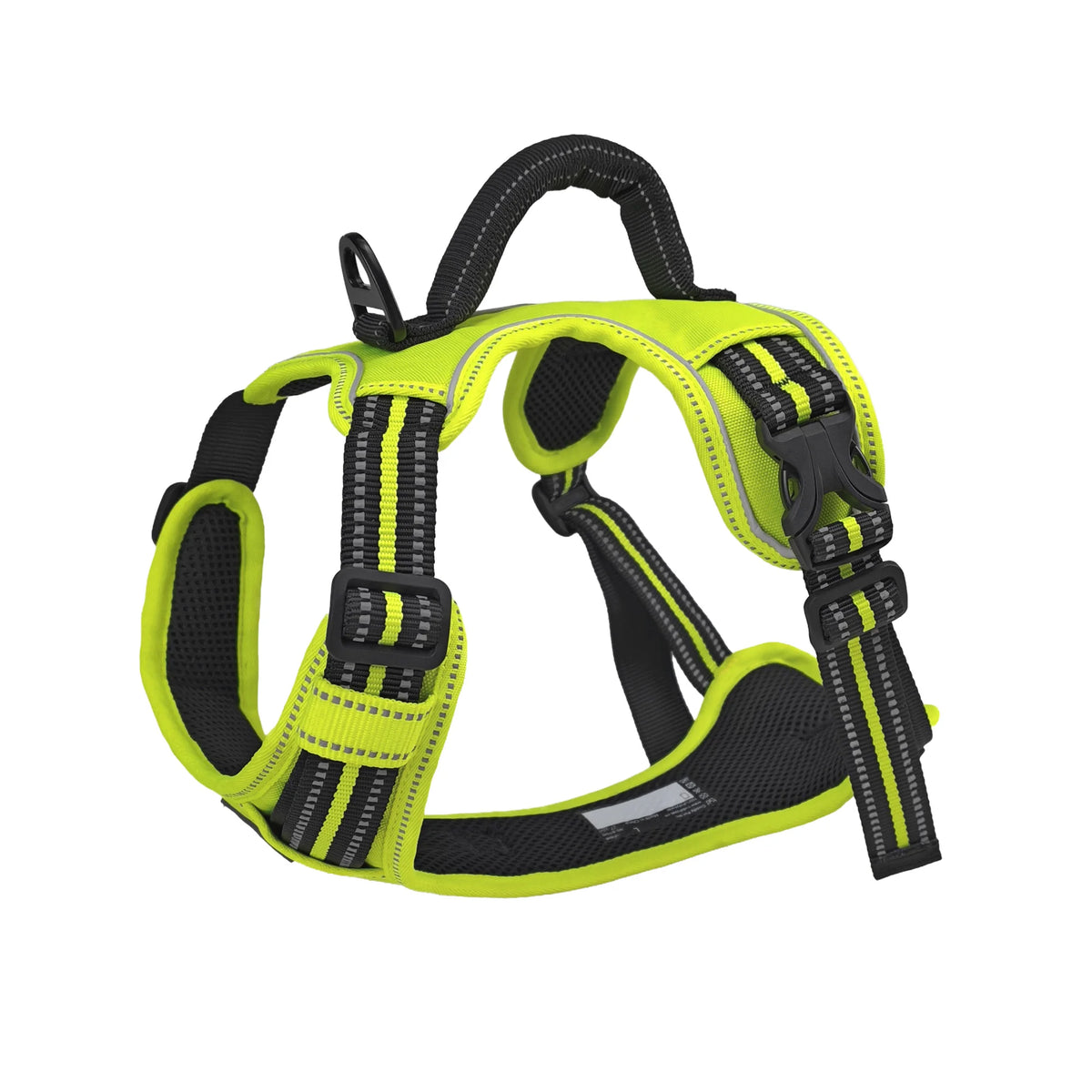 Easy-walk reflective padded dog harness