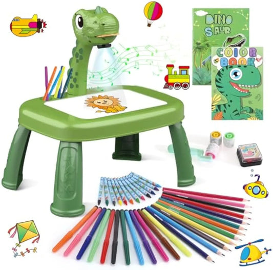 Kids drawing projector with light for tracing art