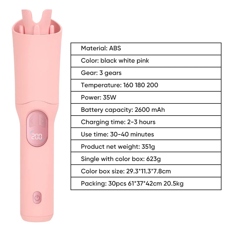 Cordless Portable Heated Styling Tool