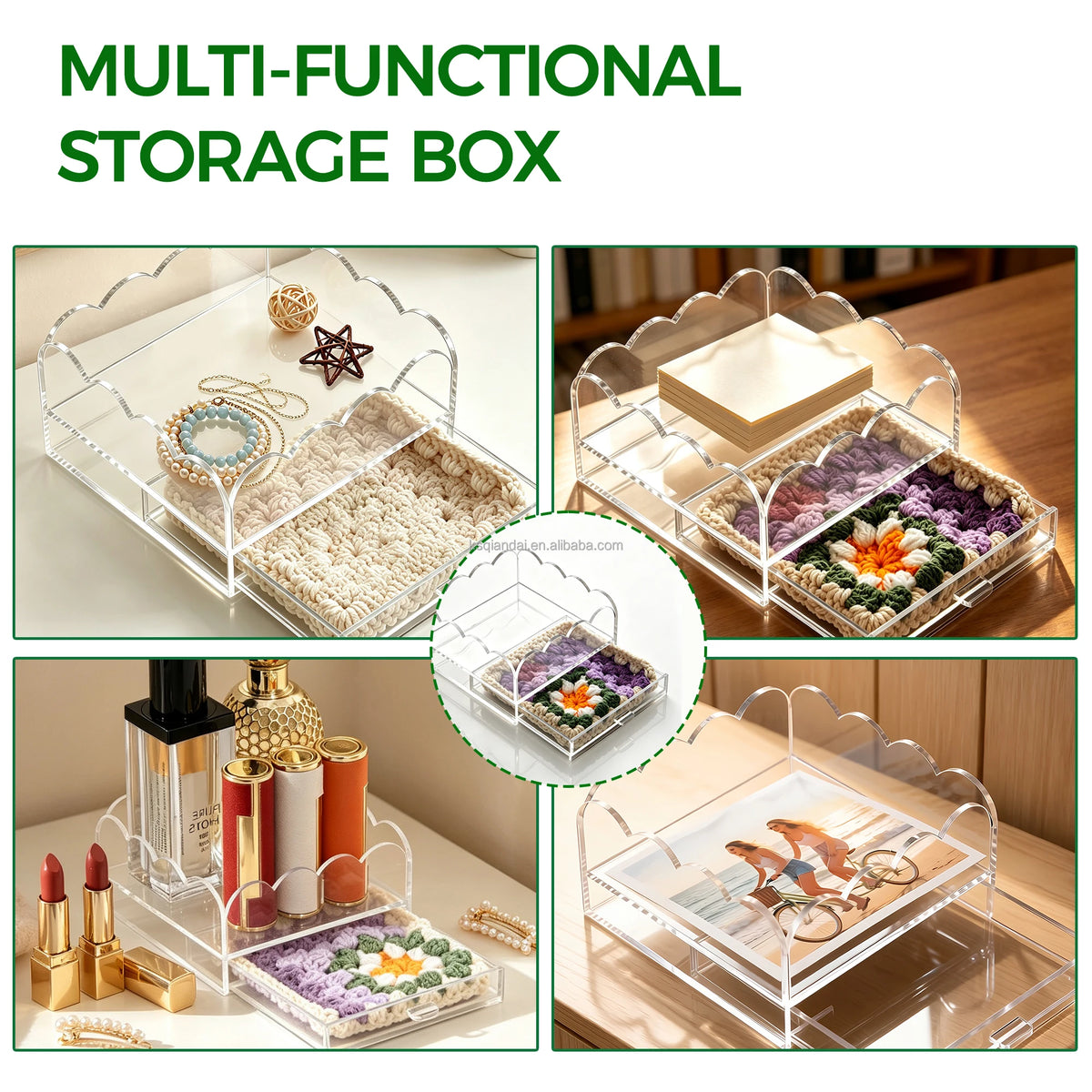 Cloud-Edge Acryl-Schubladen-Organizer