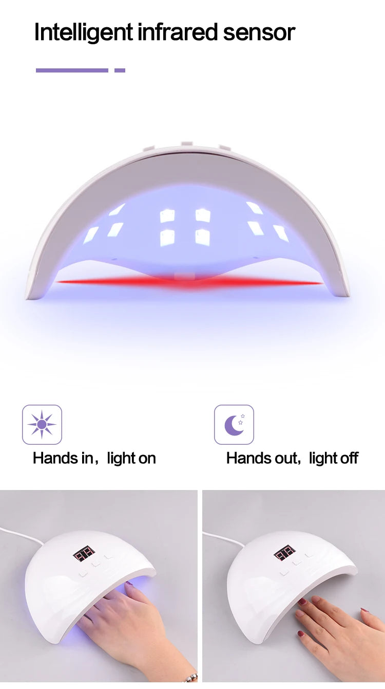 48W UV LED Nail Lamp Dryer