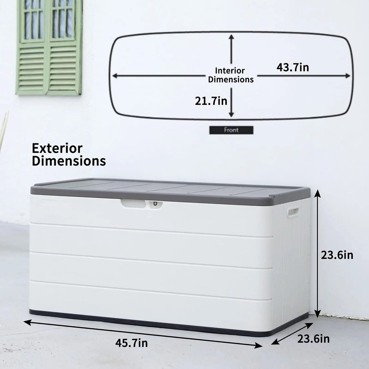 Large Toy Organizer Storage Box – 387L Kids Toy Chest, Waterproof
