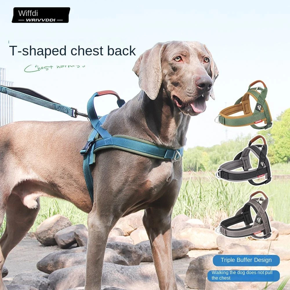 Padded No-Pull Dog Harness — Reflective