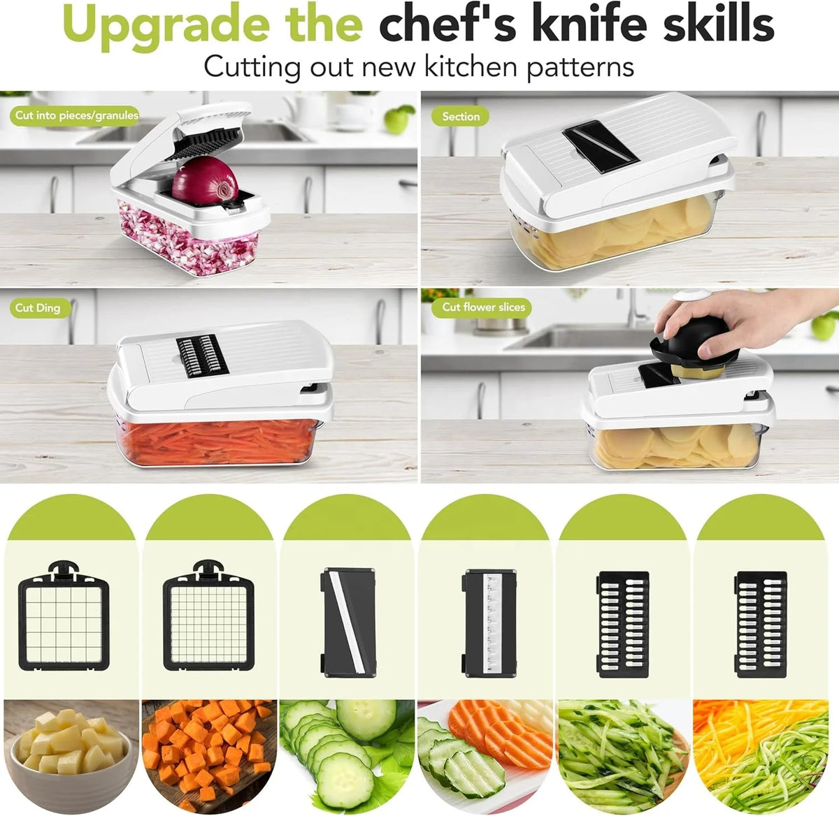 15-in-1 Multifunctional Food Chopper