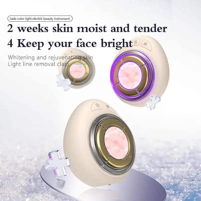 Heated Microcurrent Facial Massager — Face & Neck Lifting Device