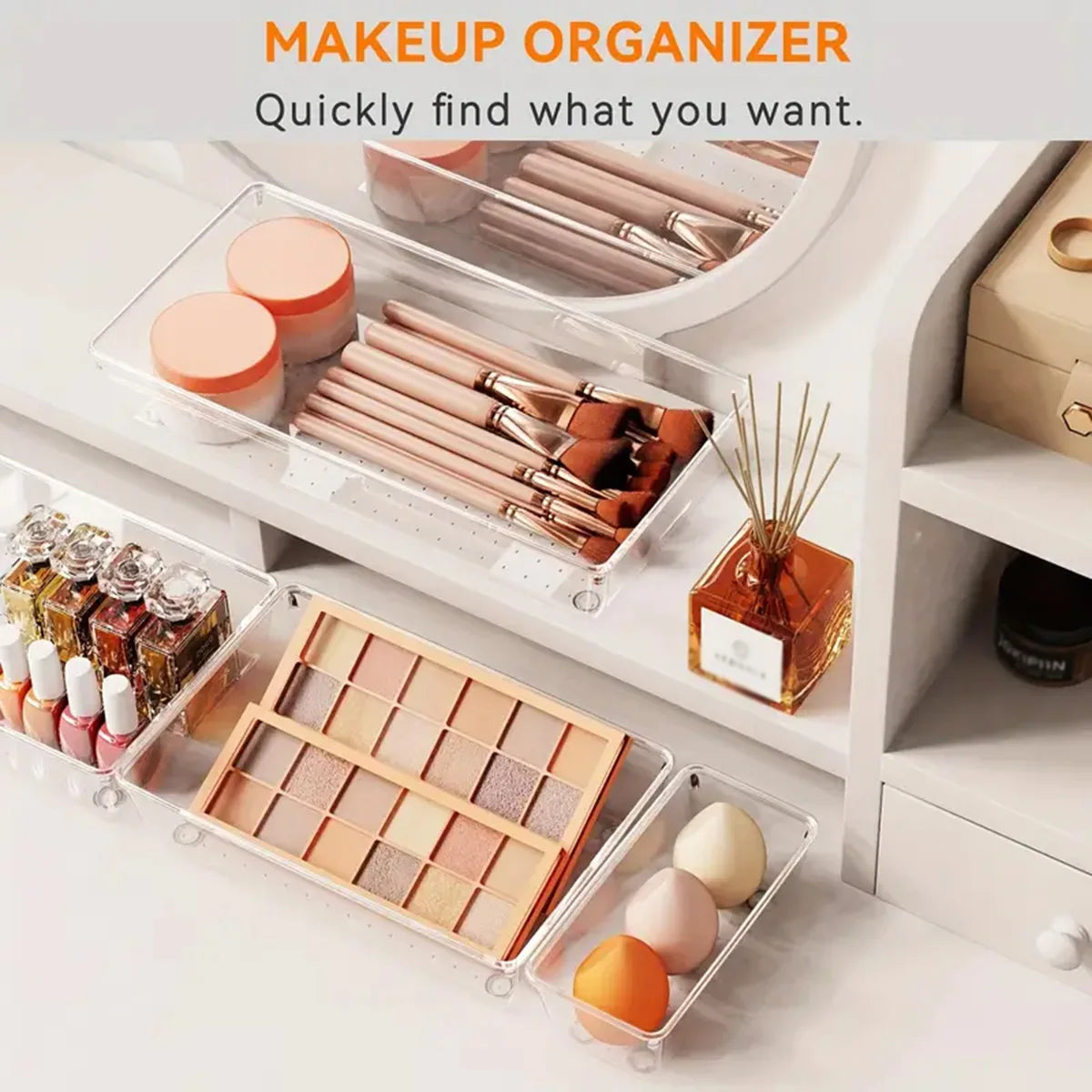 25-Piece Drawer Organizer Set — 4 Sizes