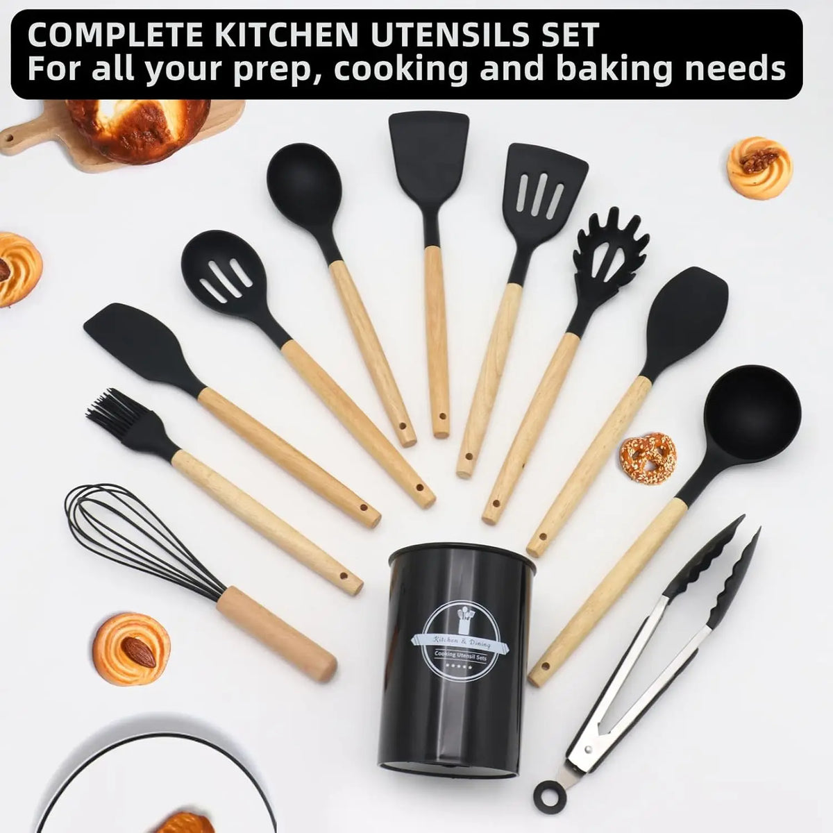 Silicone Kitchen Utensil Set