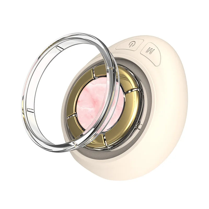 Heated Microcurrent Facial Massager — Face & Neck Lifting Device