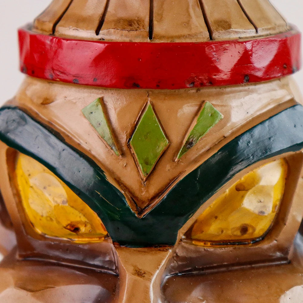 Solar Tiki Head Garden Light