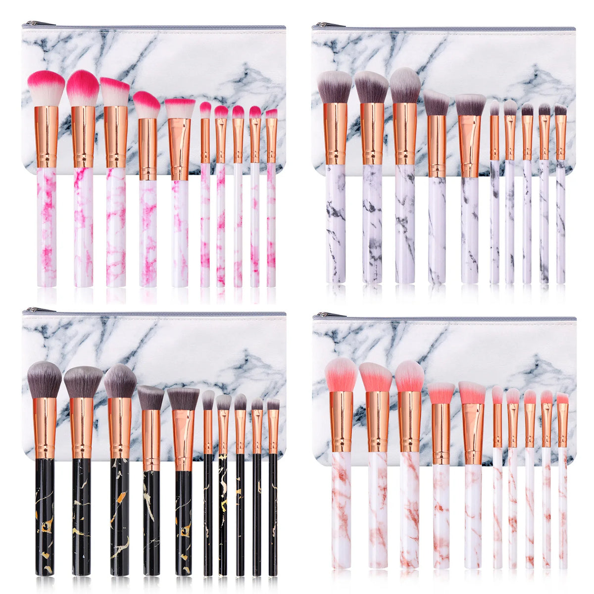 12-Piece Synthetic Makeup Brush Set