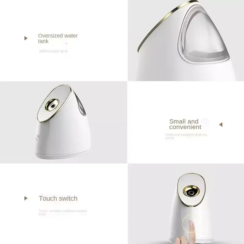 Nano Ionic Facial Steamer — Deep-Cleanse Pore Hydration Device