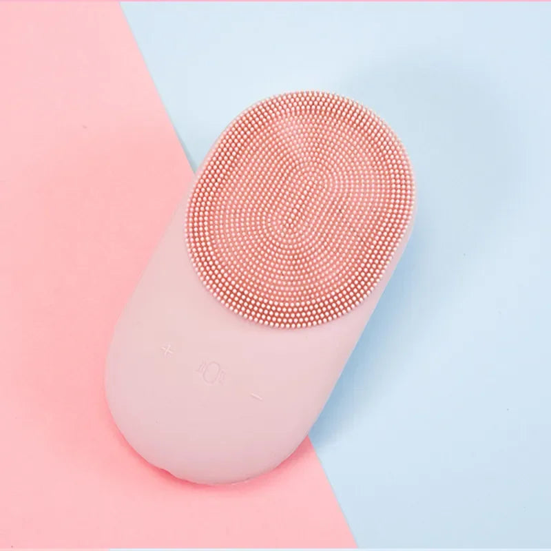 2-in-1 Manual Silicone Facial Cleansing Brush