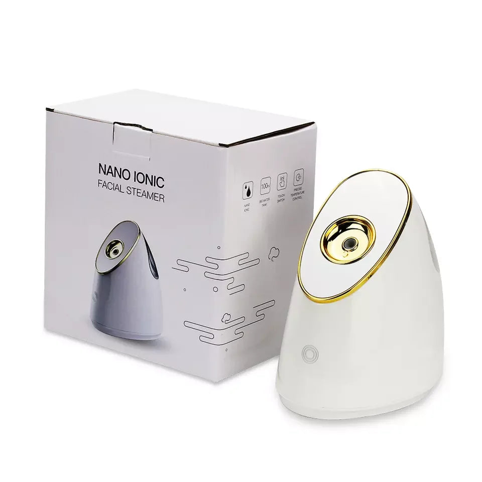 Nano Ionic Facial Steamer — Deep-Cleanse Pore Hydration Device