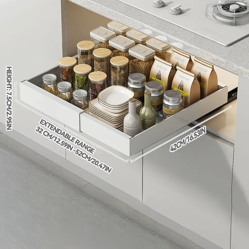 Adjustable Steel Under-Sink Organizer