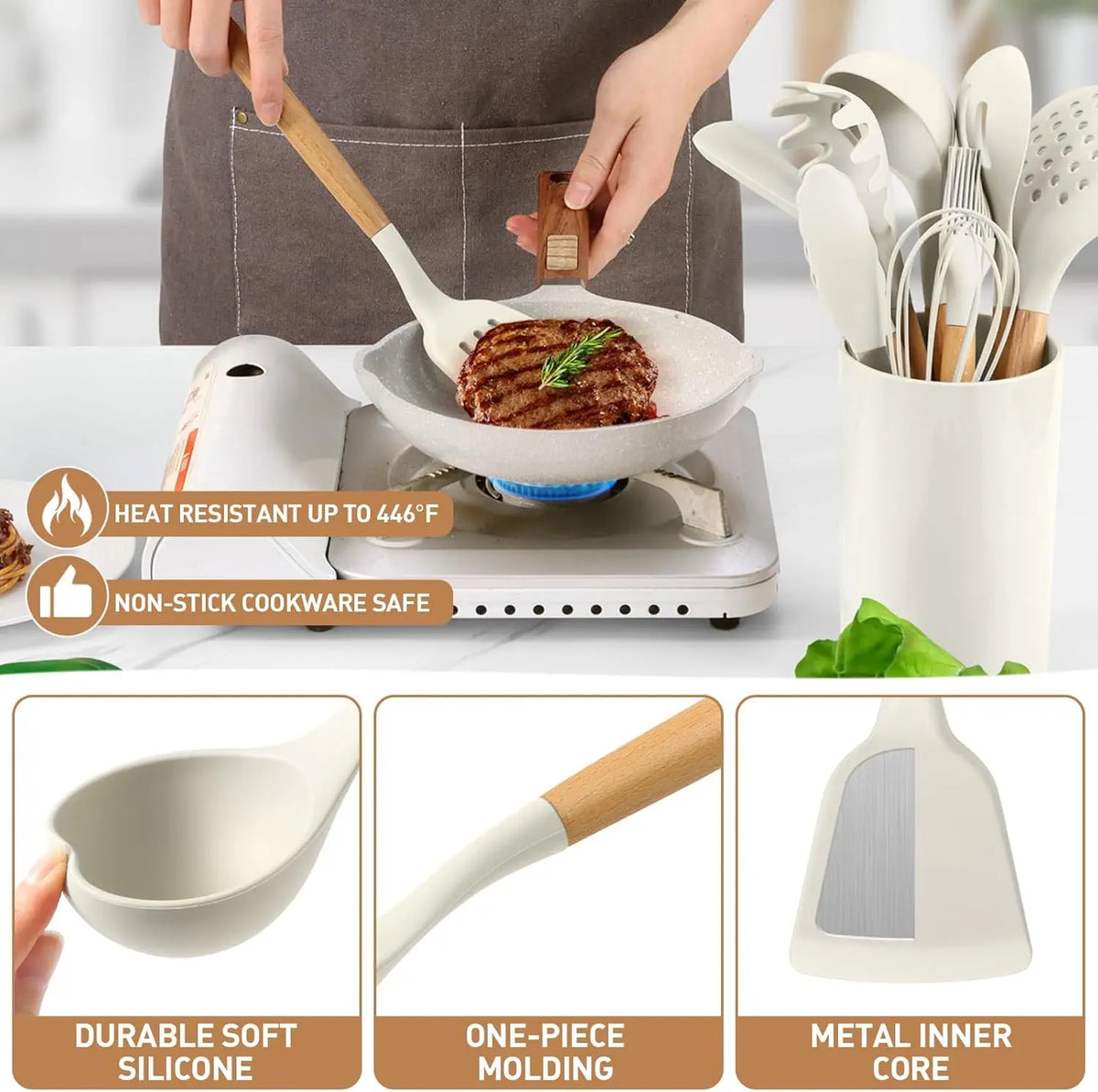 Silicone Kitchen Utensil Set