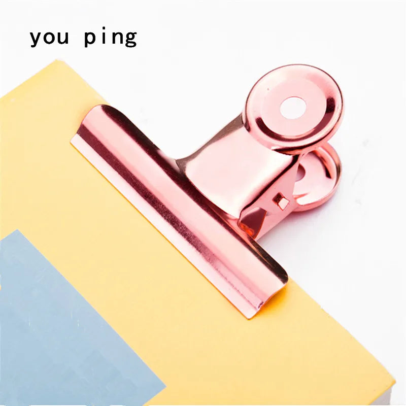 Multicolor Metal Clamp Paper Clips