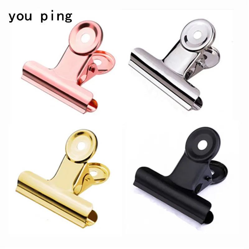 Multicolor Metal Clamp Paper Clips
