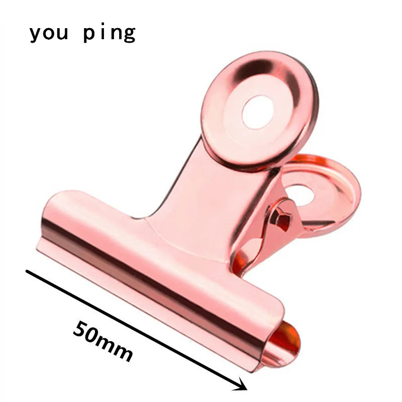 Multicolor Metal Clamp Paper Clips