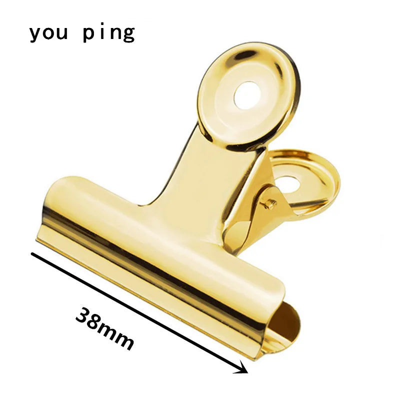 Multicolor Metal Clamp Paper Clips