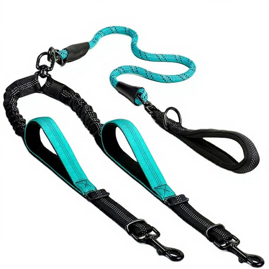 Adjustable climbing-rope dog leash