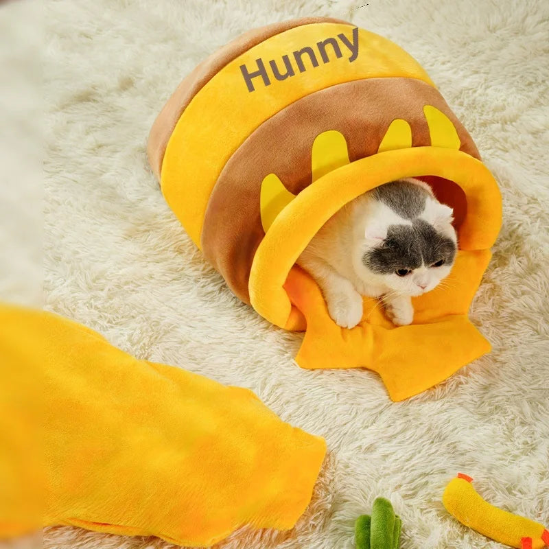 Cat Tunnel Bed — Honey Pot Playhouse