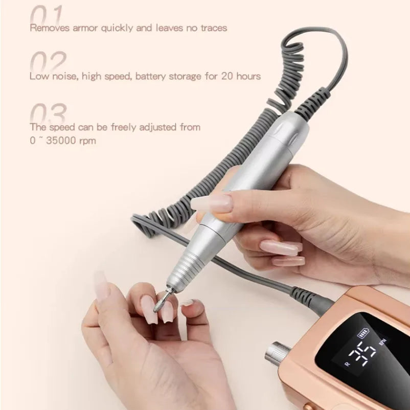Rechargeable Electric Nail Drill Kit