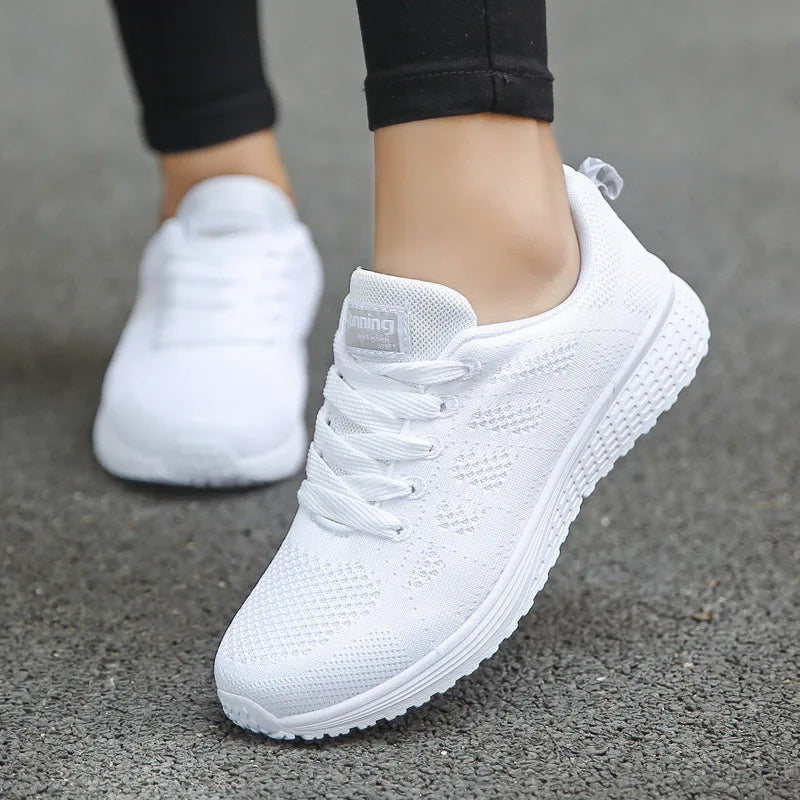 Atmungsaktive Freizeit-Mesh-Sneaker für Damen