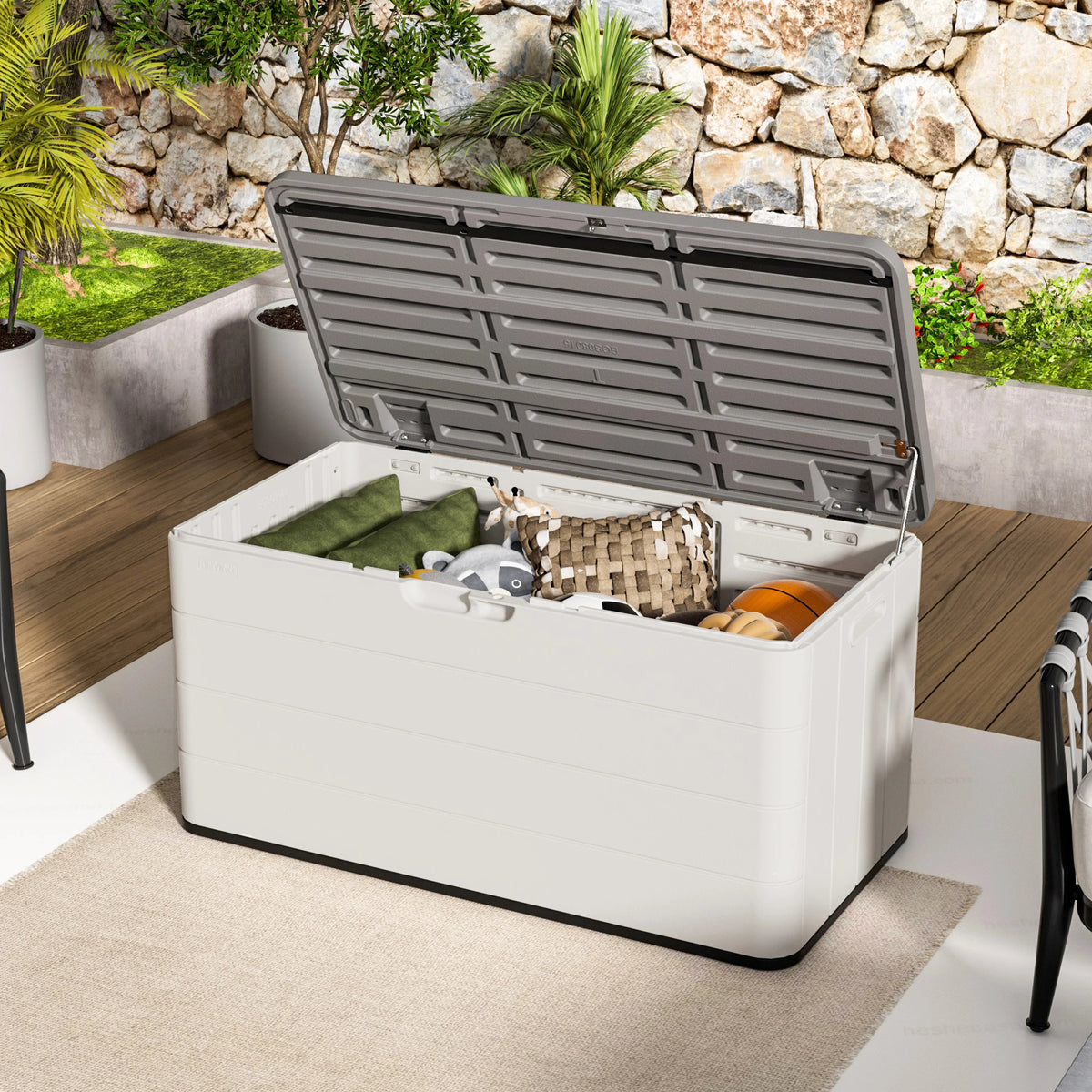 Large Toy Organizer Storage Box – 387L Kids Toy Chest, Waterproof