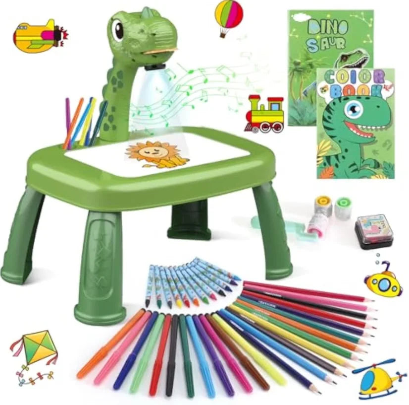 Kinder-Zeichenprojektor mit Licht – Mal- und Zeichenprojektor-Spielzeug