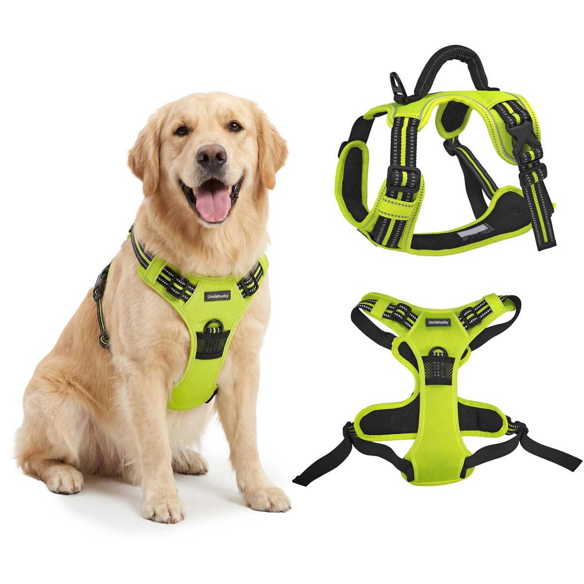 Easy-Walk Reflective Padded Dog Harness