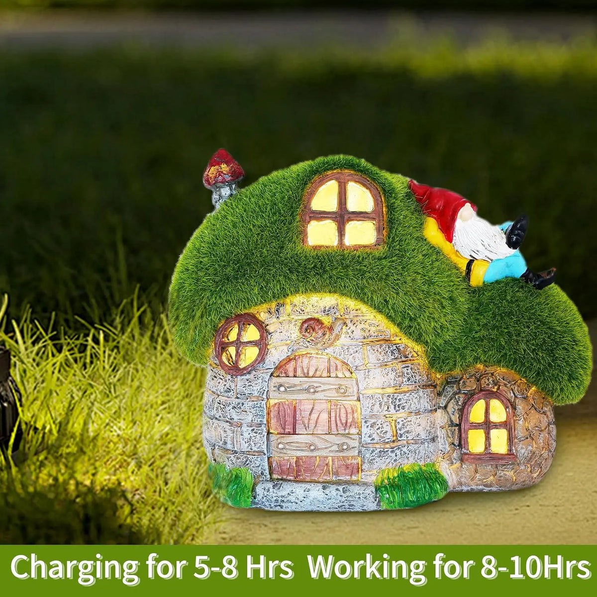 Solar Garden Statue Light