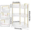 3-Tier Corner Counter Organizer — Gold Accent
