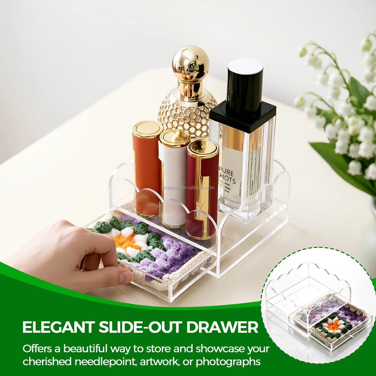 Cloud-Edge Acryl-Schubladen-Organizer