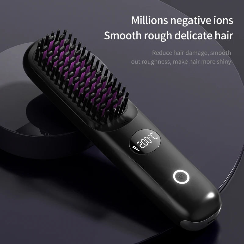 Ionic Hair Straightening Brush