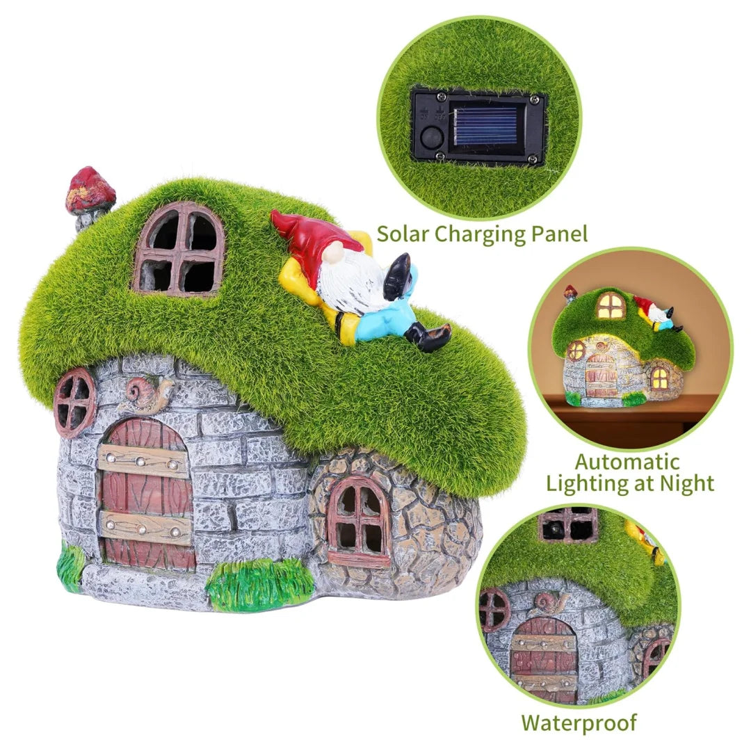 Solar Garden Statue Light