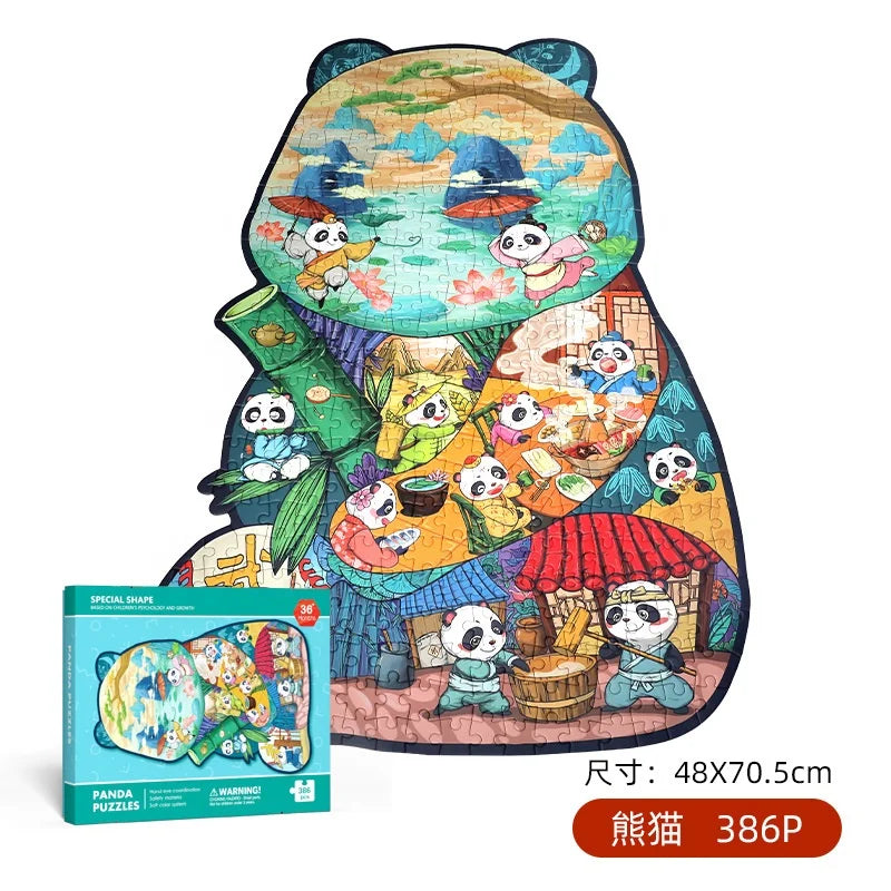 Chinesisches Tier-Puzzle für Kinder – Pädagogisches Denkspiel