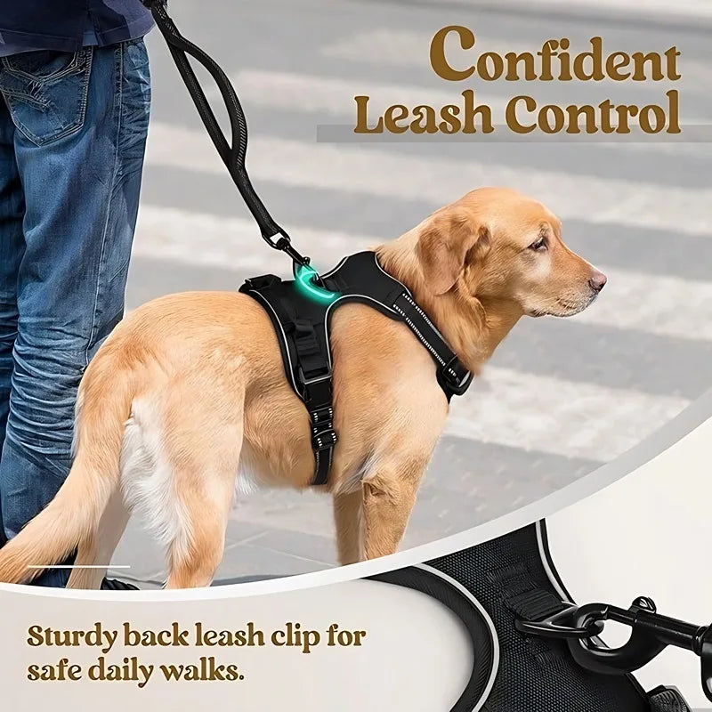 Reflective No-Choke Padded Dog Harness