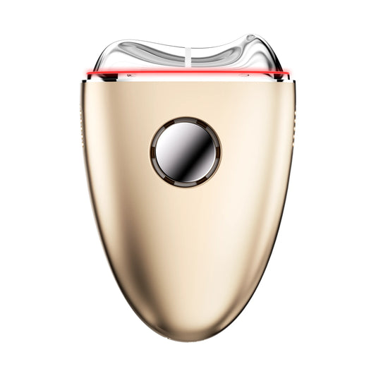 Handheld gua sha hot cold compress massager for face and neck lifting — facial massage tool
