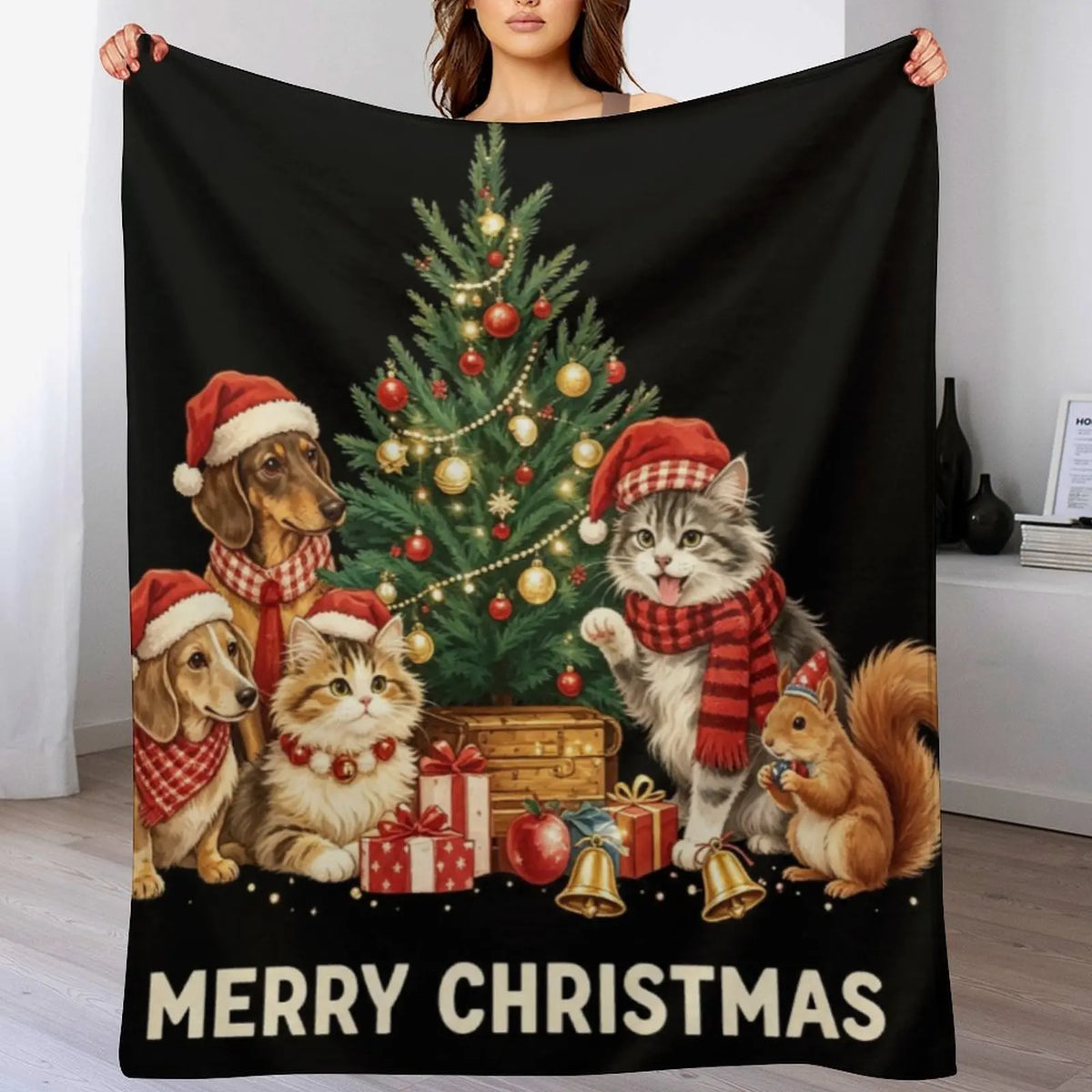Velvet-touch flannel throw blanket, ultra-soft cozy throw for sofas and beds